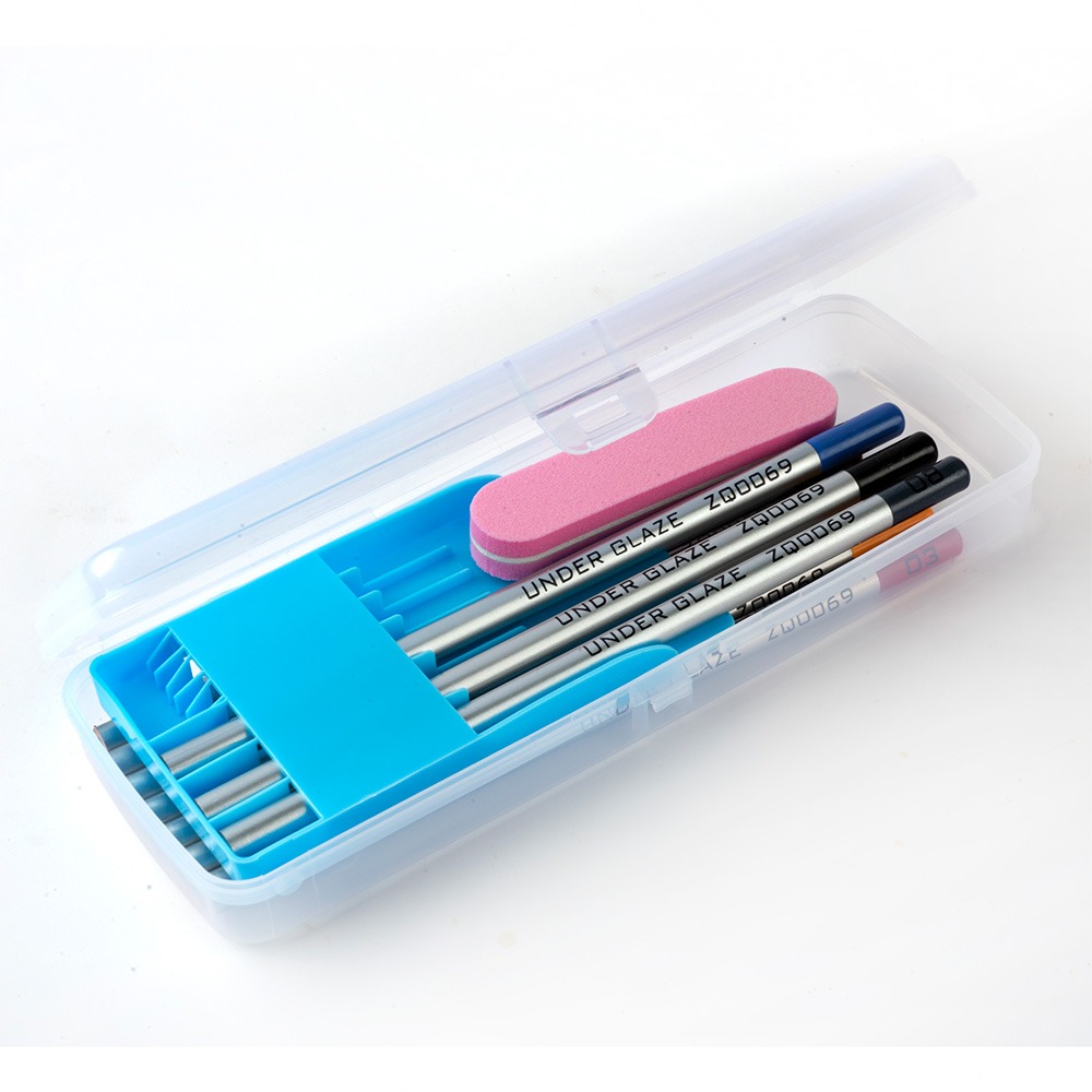 Set de Lápices Bajo Cubierta Para Cerámica - 10 colores c/ estuche