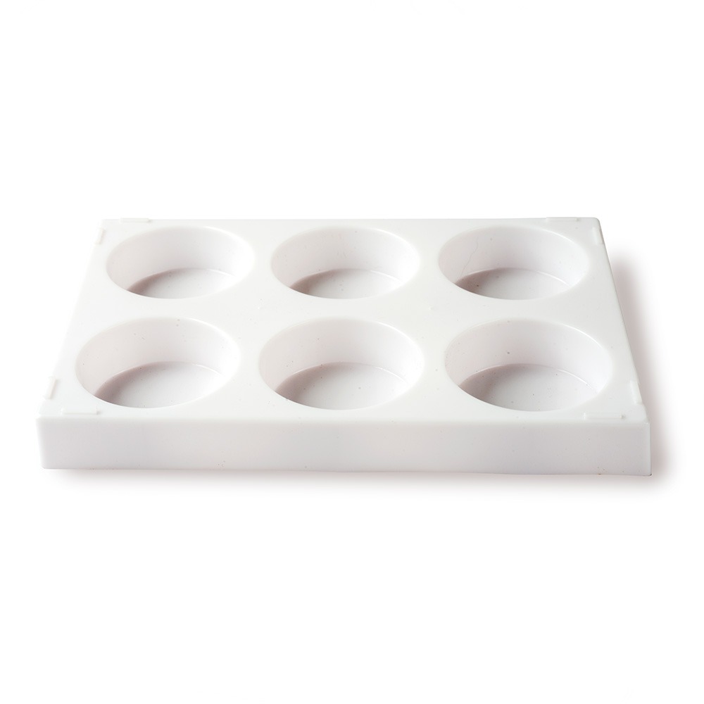 Soporte para Pintura/Esmaltes/Engobes - 1 pieza de 6 compartimientos